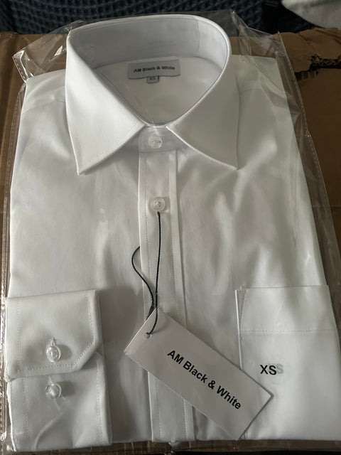 Men's White Button-Up