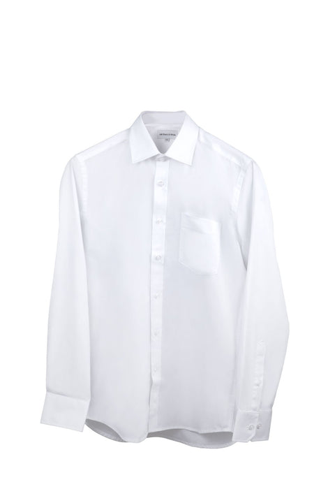 Men's White Button-Up